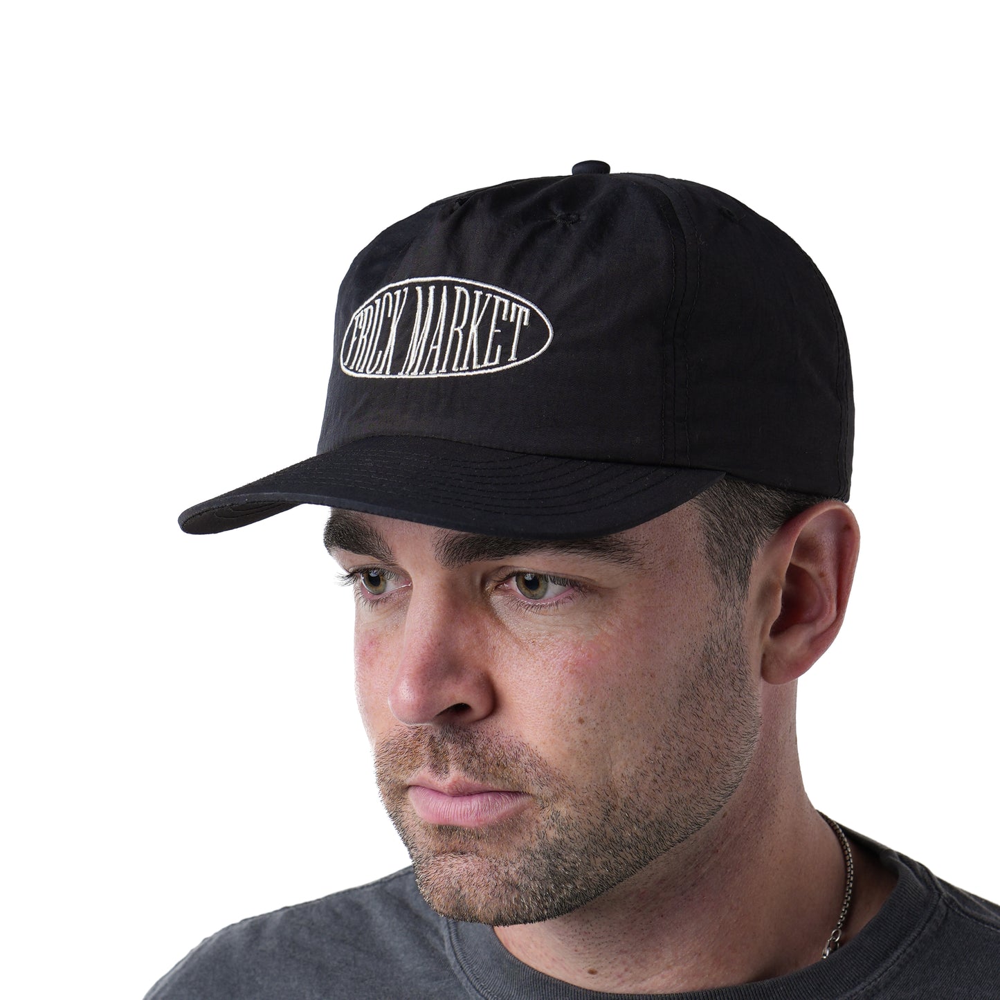 OVAL STAMP NYLON CAP