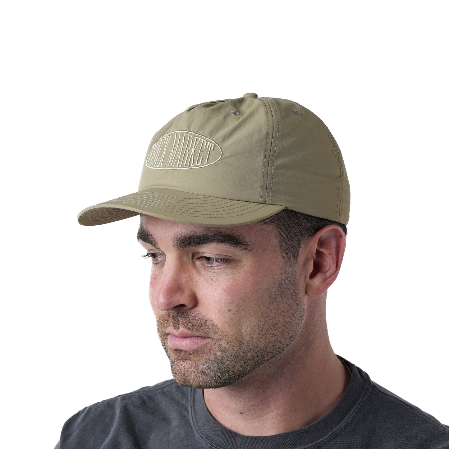 OVAL STAMP NYLON CAP