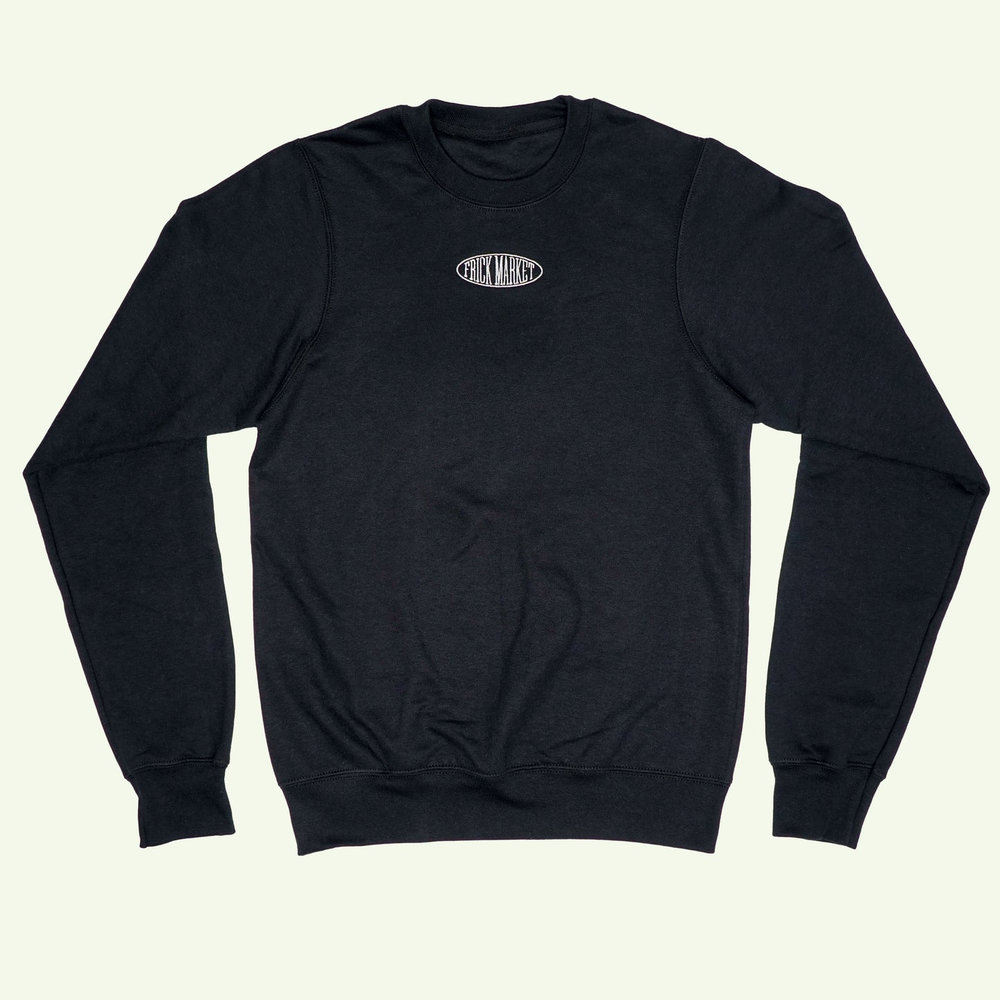 OVAL LOGO EMBROIDERED CREWNECK