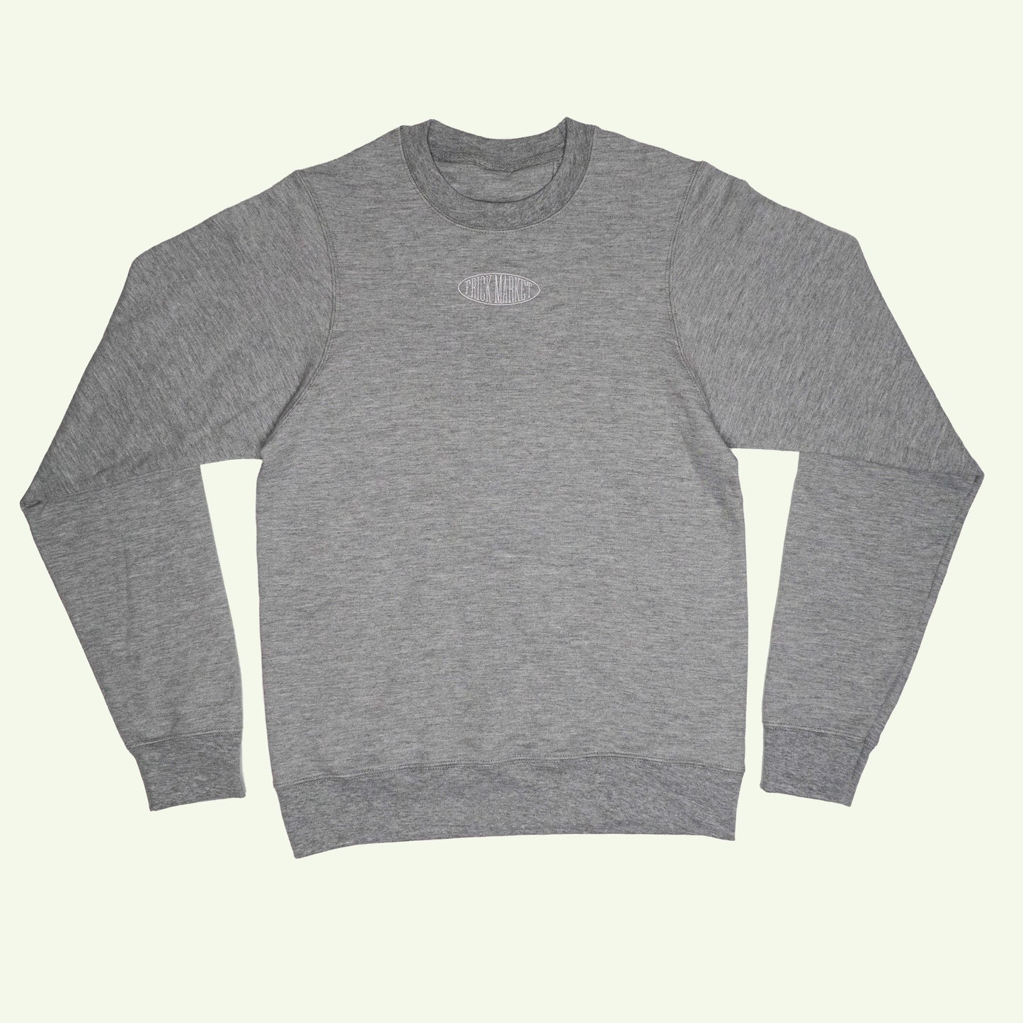 OVAL LOGO EMBROIDERED CREWNECK